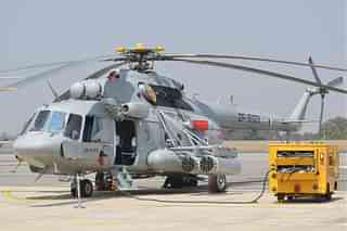Mi-17 helicopter of the Indian Air Force. 