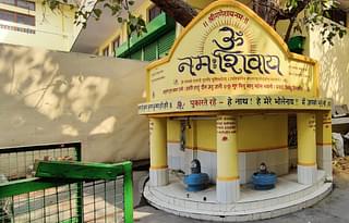 A small temple inside the Gita Press complex. (Prakhar Gupta/Swarajya)