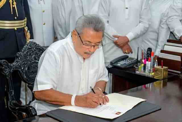 Sri Lankan President Gotabaya Rajapaksa