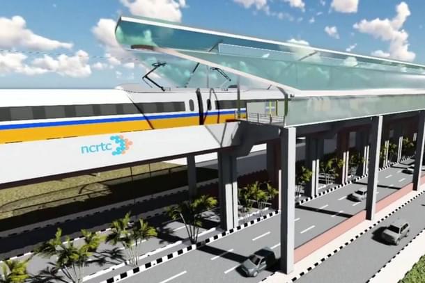 An artist's impression of the RRTS corridor project's station.