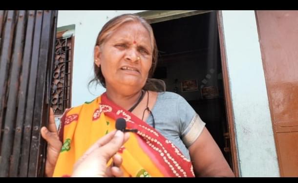 Manju Bai, a resident of Sanjay Nagar area