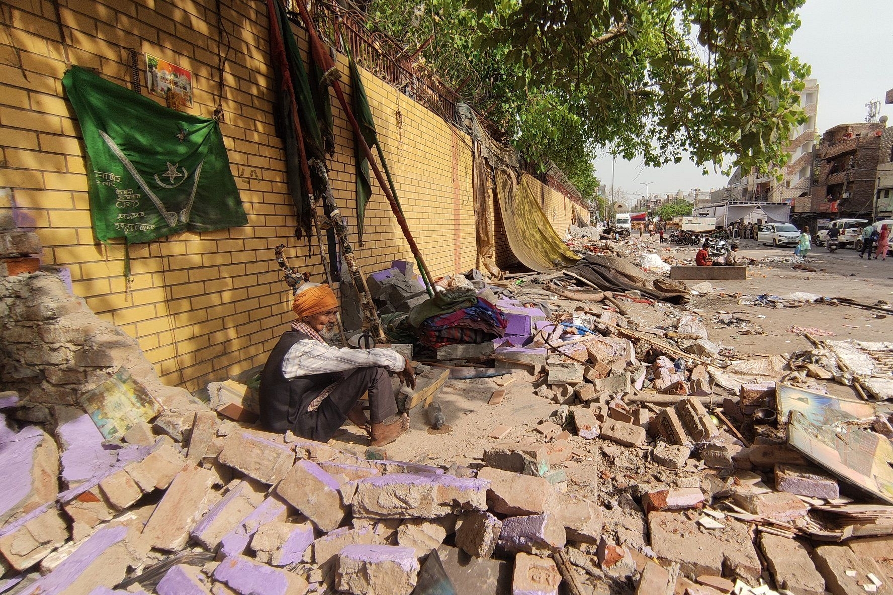 In Jahangirpuri after demolition (Twitter) 