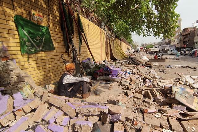 In Jahangirpuri after demolition (Twitter) 