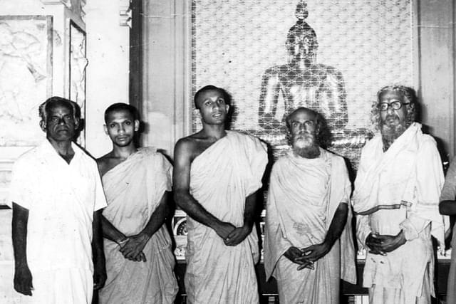 Swami Mathurananda during Sri Lanka visit.