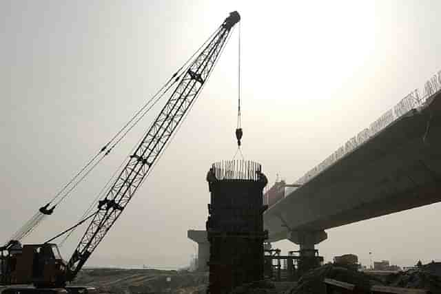 Work in progress on Gorakhpur link expressway (UPEIDA)