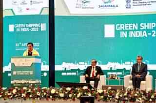 Union Minister Sarbananda Sonowal at the ‘Workshop on Green Shipping’ organised in Kochi.