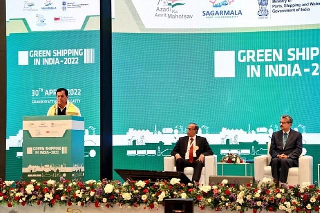 Union Minister Sarbananda Sonowal at the ‘Workshop on Green Shipping’ organised in Kochi.