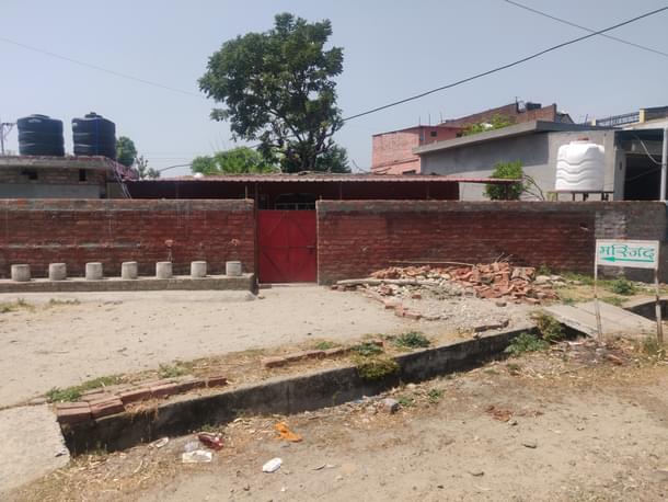 The mosque in which Jamaatis were staying.