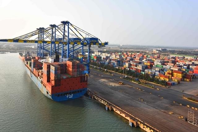 Krishnapatnam Port, currently owned by APSEZ. A Representative Image.