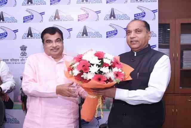 Jairam Thakur and Nitin Gadkari