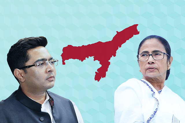 Abhishek Banerjee (left) and Mamata Banerjee (right)