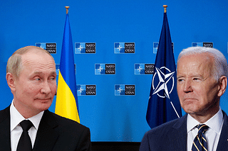 Russian President Vladimir Putin (left) and American President Joe Biden (right)