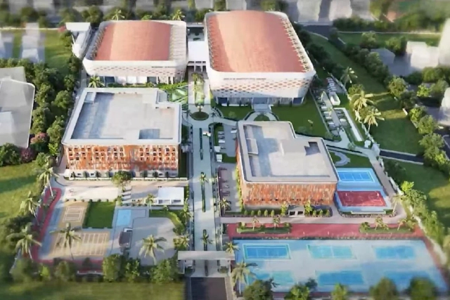 Target Olympics Amit Shah Lays Foundation For Rs 632 Crore Sports