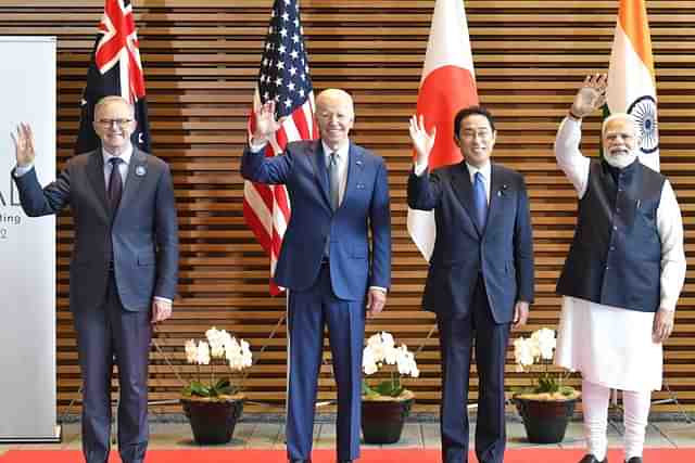 PM Modi with other Quad leaders 