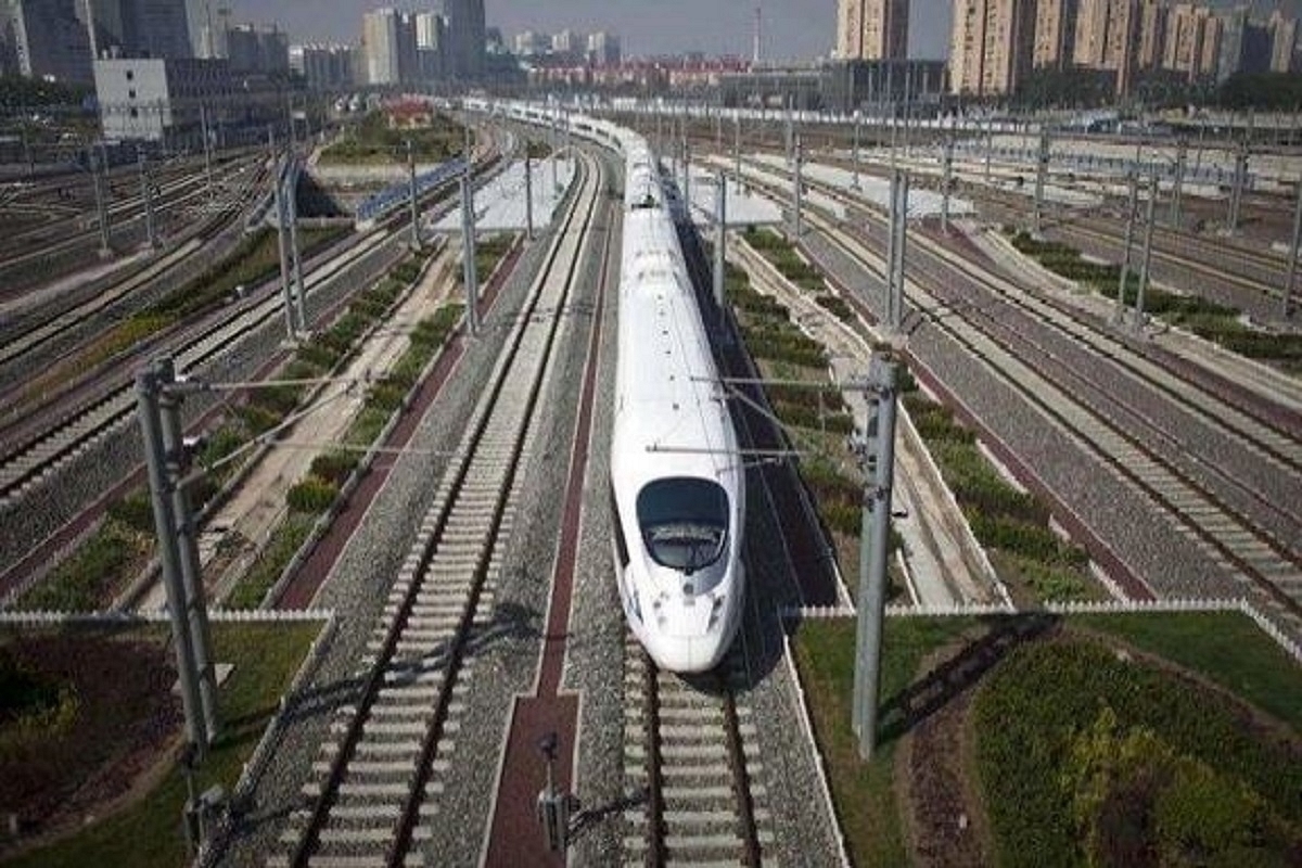 A high speed rail corridor. 