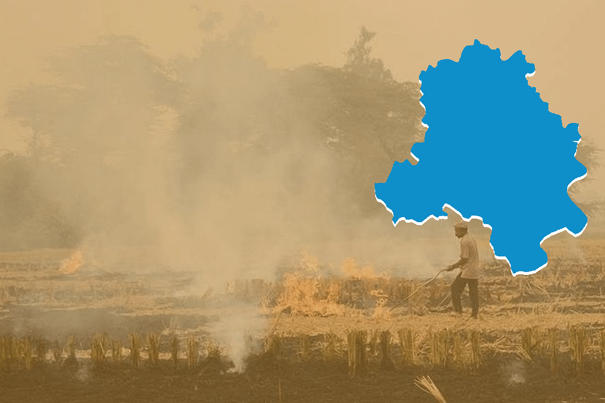 Stubble burning in Punjab (Representative image)