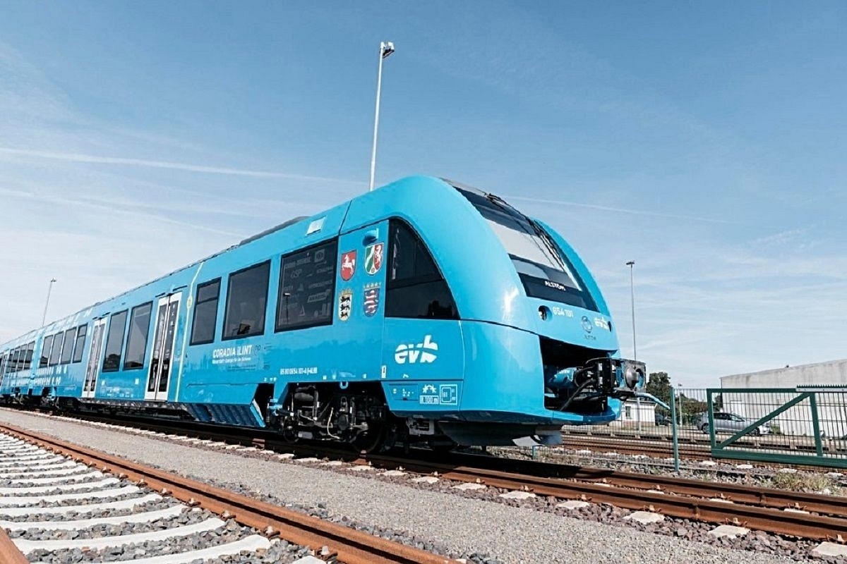 Alstom’s Hydrogen Train. A Representative Image (Pic: Twitter)