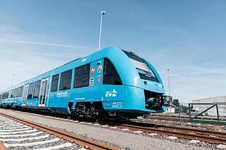 Alstom’s Hydrogen Train. A Representative Image. (Pic: Twitter)
