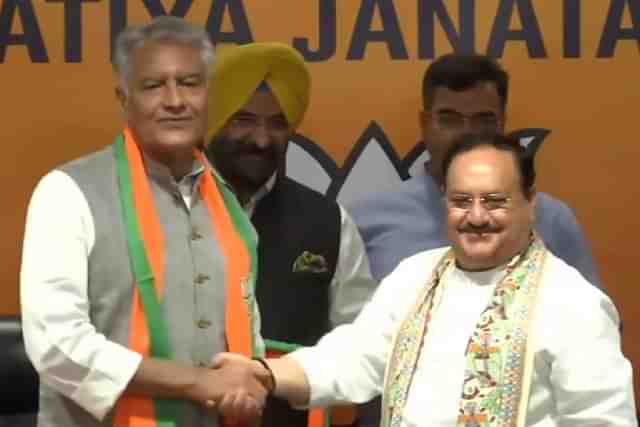 Sunil Jakhar and J P Nadda.