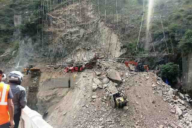 Ramban tunnel collapse.