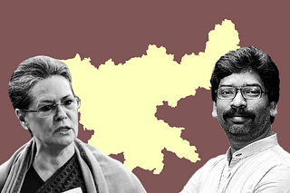Sonia Gandhi and Hemant Soren
