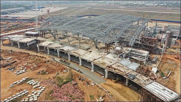The current status of Trichy Airport's new terminal (MoCA)