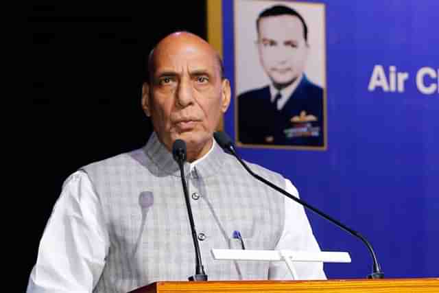 Defence Minister Rajnath Singh (Pic Via Twitter)