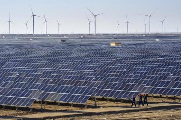 Hybrid solar-wind plant (AGEL)