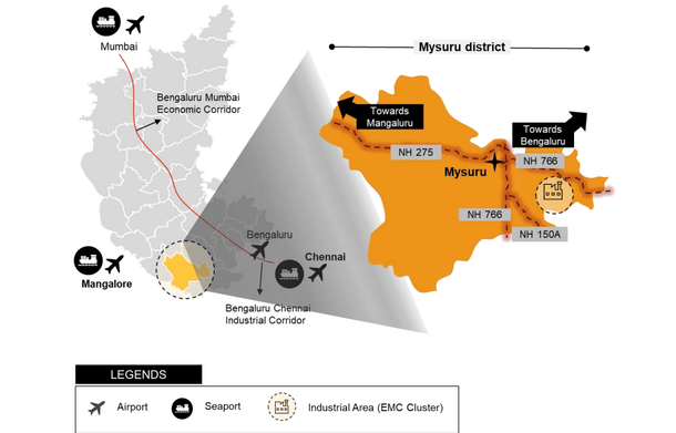 Kochanahalli Industrial Area in Mysuru District.
