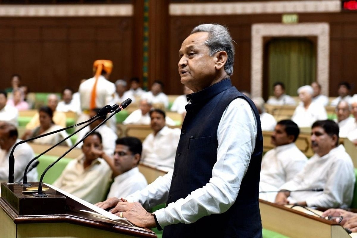 Rajasthan Chief Minister Ashok Gehlot. (Rajasthan Congress official Facebook page) 