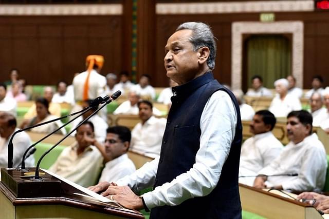 Rajasthan Chief Minister Ashok Gehlot (Rajasthan Congress official Facebook page) 