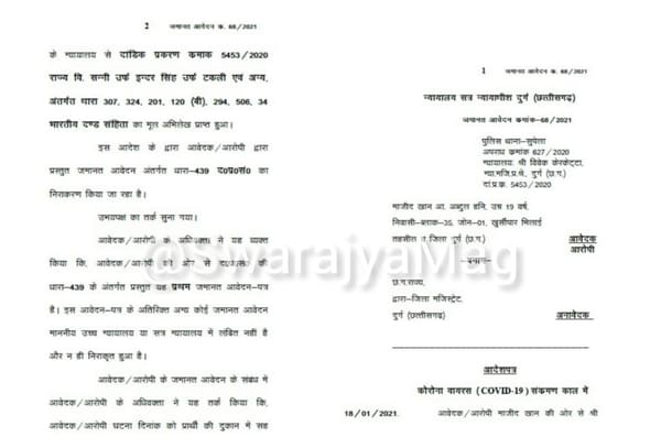 Bail plea by Majied Khan