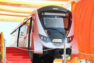 Ahmedabad Metro coach (Desh Gujarat) (Representative Image)