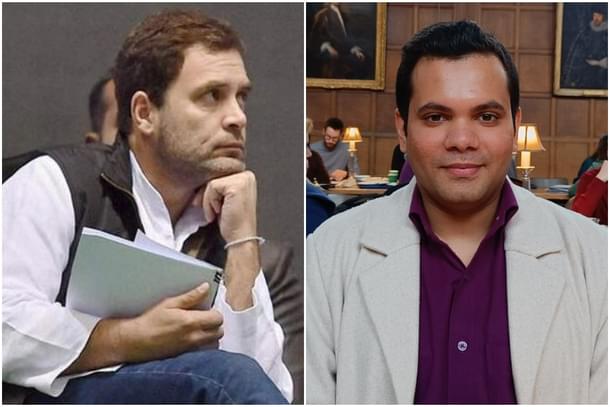 Rahul Gandhi (L) and Siddhartha Verma