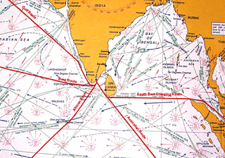 The strategic location of V O Chidambaranar Port near the global sea routes.