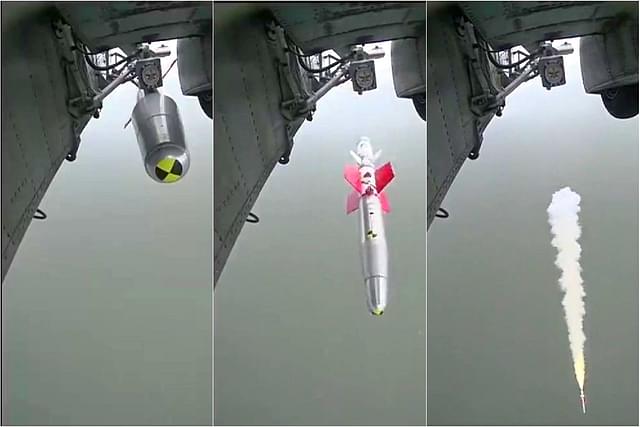 The first indigenously developed air-launched anti-ship missile.