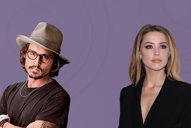 Johnny Depp and Amber Heard .
