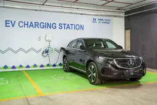 An EV Charging station (Tata Power) (Representative Image)