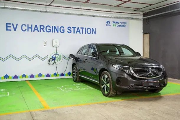 An EV Charging station (Tata Power) (Representative Image)