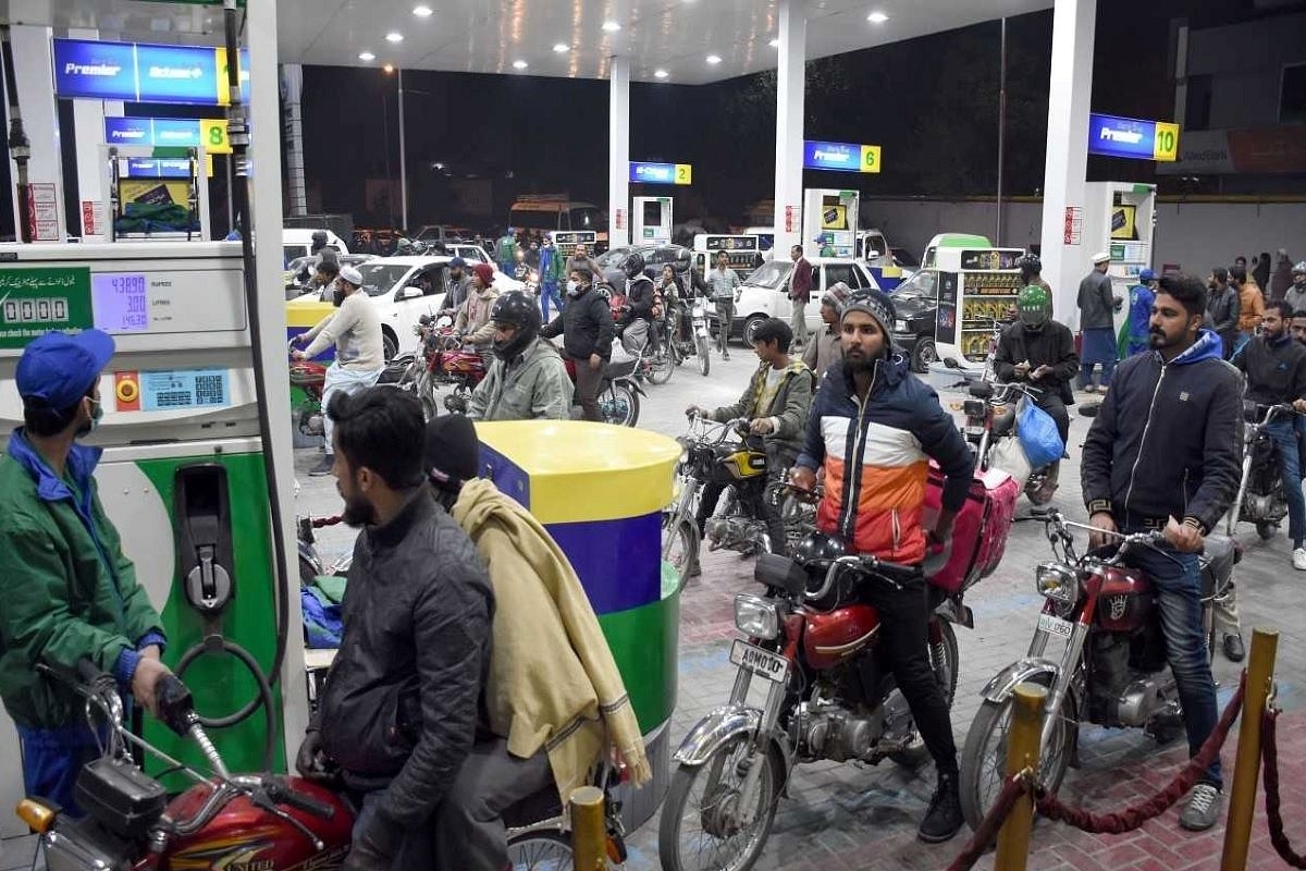 Petrol station in Pakistan