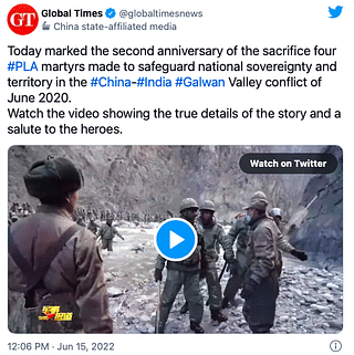 Tweet by Chinese propaganda outfit. 
