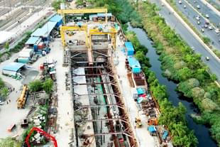 Tunnel construction from Anand Vihar to Sahibabad commences