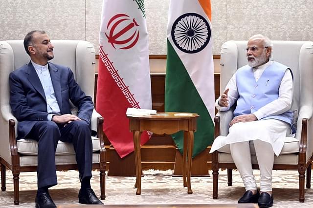 Foreign Minister Hossein Amirabdollahian and Prime Minister Narendra Modi