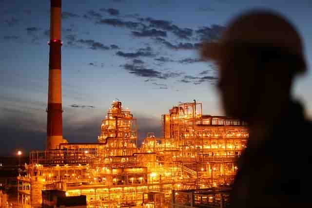 A crude oil processing facility (Representative image).