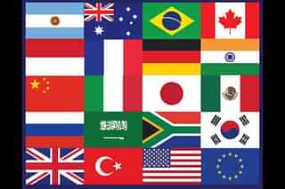 G20 nations' flags