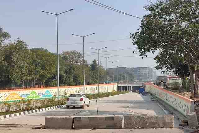 The main tunnel of the Pragati Maidan Integrated Transit Corridor Project (@vishal_psd/Twitter)