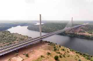 Cable Stayed Bridge across River Chambal on Kota Bypass (Pic Via Twitter)