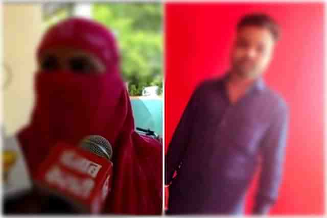 Victim Nandini (left) and the accused Shahbaz (right)