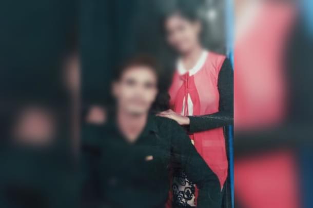 Rachna (right) with Irfan