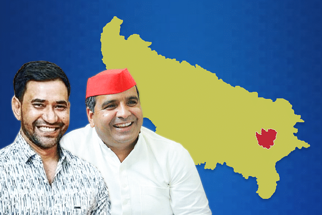 Dinesh Lal Yadav 'Nirahua' and Dharmendra Yadav.